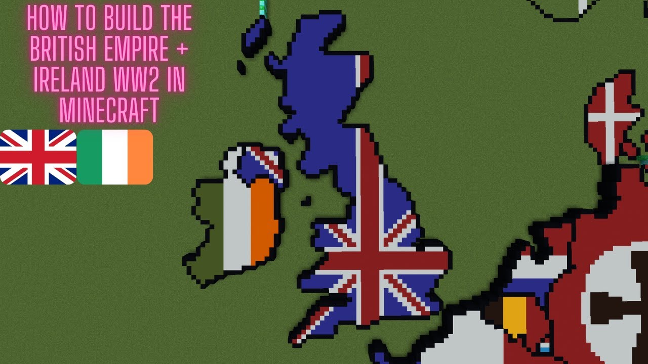 How To Build WW2 In Minecraft Part 13 UK + Ireland - YouTube