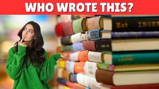 Can You Name the Author of These 100 Popular Books? 📚