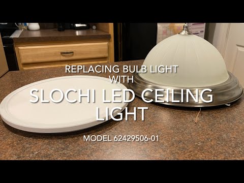 How to Replace an Outdated Ceiling Light with Low Profile LED.