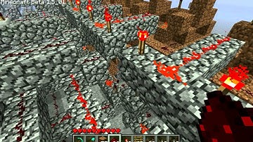 Minecraft - Building a 4bit CPU (Part 1, Code Loading)