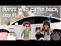 MY MOM CAME BACK!!??|Bloxburg Roblox Family Roleplay|w/voice