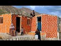 Abuzar nomadic family completion of the room construction project