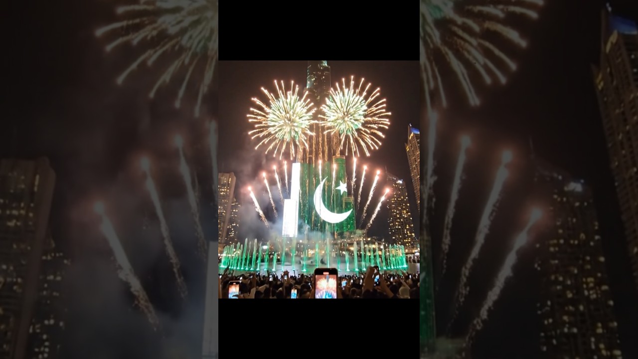 Pakistan Flag on Burj Khalifa 2025 
