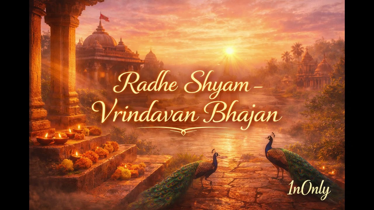 Vrindavan Krishna Bhajan | Radhe Shyam Morning Darshan | Peaceful Devotional Song 2026 |  1nOnly