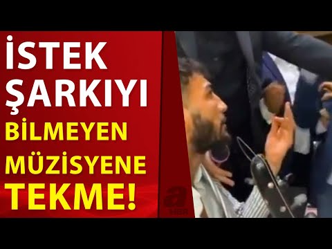 Akılalmaz olay kamerada! İstek şarkıyı bilmeyen müzisyen Erdal Erdoğan, saldırıya uğradı! | A Haber