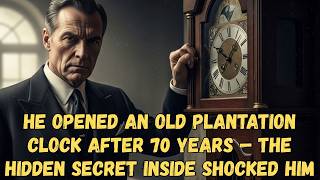 He Opened the Plantation Clock After 70 Years — Something Was Hidden Inside