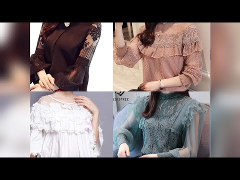 top55-best-formal/party-wear-flare-style-long-sleeves-shirts/blouse-design-for-modern-style-women