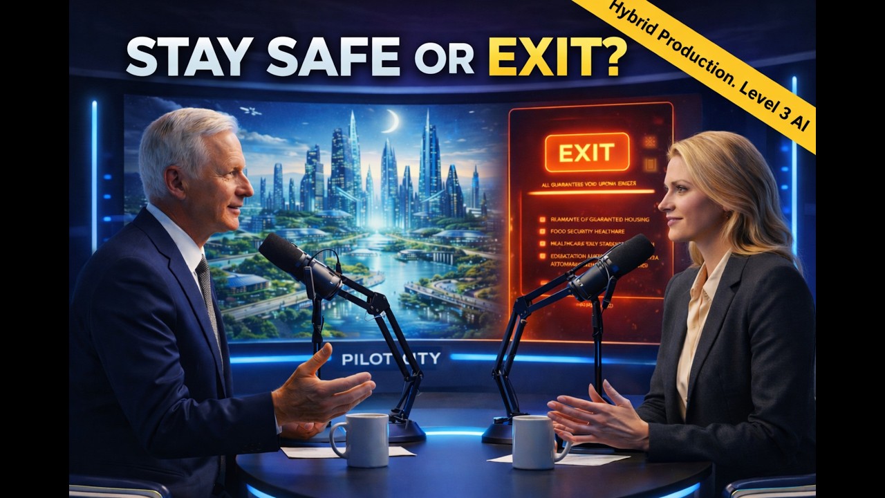 The Exit Button: Would You Leave a Perfect AI City?