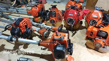 20 con trâu điên Kioritz 360, 345, 343, 315 mạnh phát khiếp - Phá tan hết cỏ cây bụi rậm