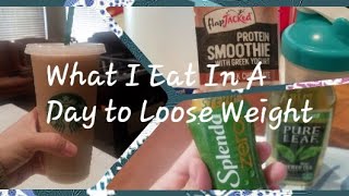 What I eat in a day to loose weight/Collab with Texas Mommy