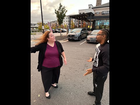 Bethany gets into it with a man over taking his parking spot!