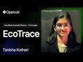 EcoTrace: AI Sustainability Tracker from Hack Node Australia (AI Innovator Winner)
