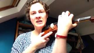 Twinkle left hand pizz open strings