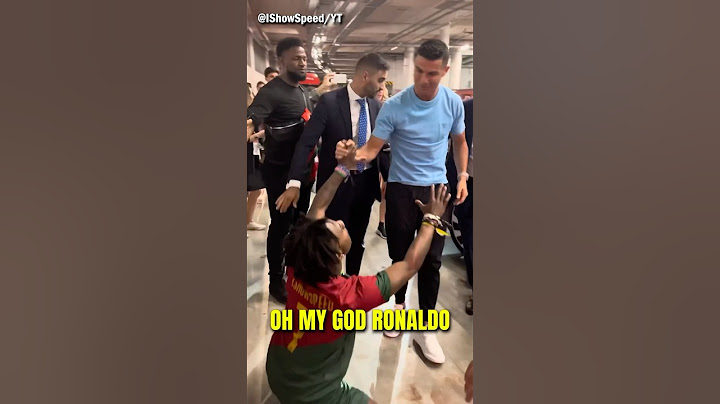 The Secret Behind IShowSpeed Meeting Cristiano Ronaldo!