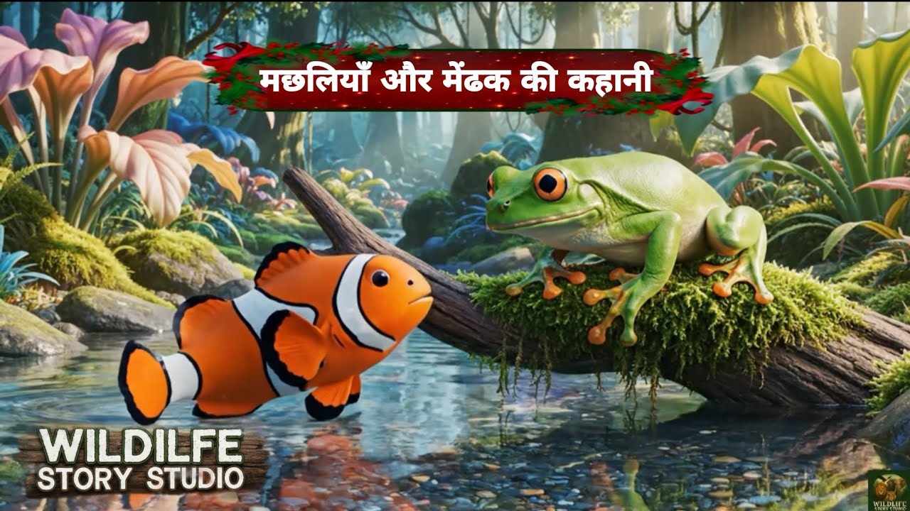 मछलियां और मेंढक की कहानी | The Story of the Fish and the Frog | hindi | story 