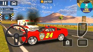 Police Car Chase | Cop Simulator 2018: Car Driving 3D Skin Red Car Police Android GamePlay FHD screenshot 5