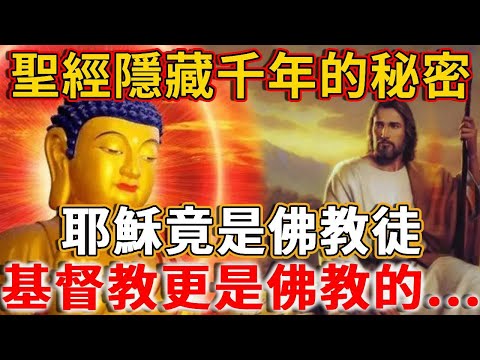 聖經隱藏千年的秘密，耶穌消失的18年是去學習佛法，基督教更是成為了佛教的...#禪語 #基督教 #佛教 #聖經 #耶穌