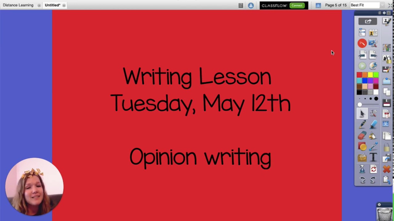 Second grade- Writing Tuesday 5/12