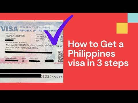 Video: Bagaimana untuk mendapatkan visa Filipina?