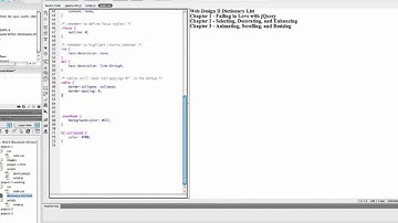 (18/30) - CSS Font Family Considerations - jQuery Powered Dictionary List