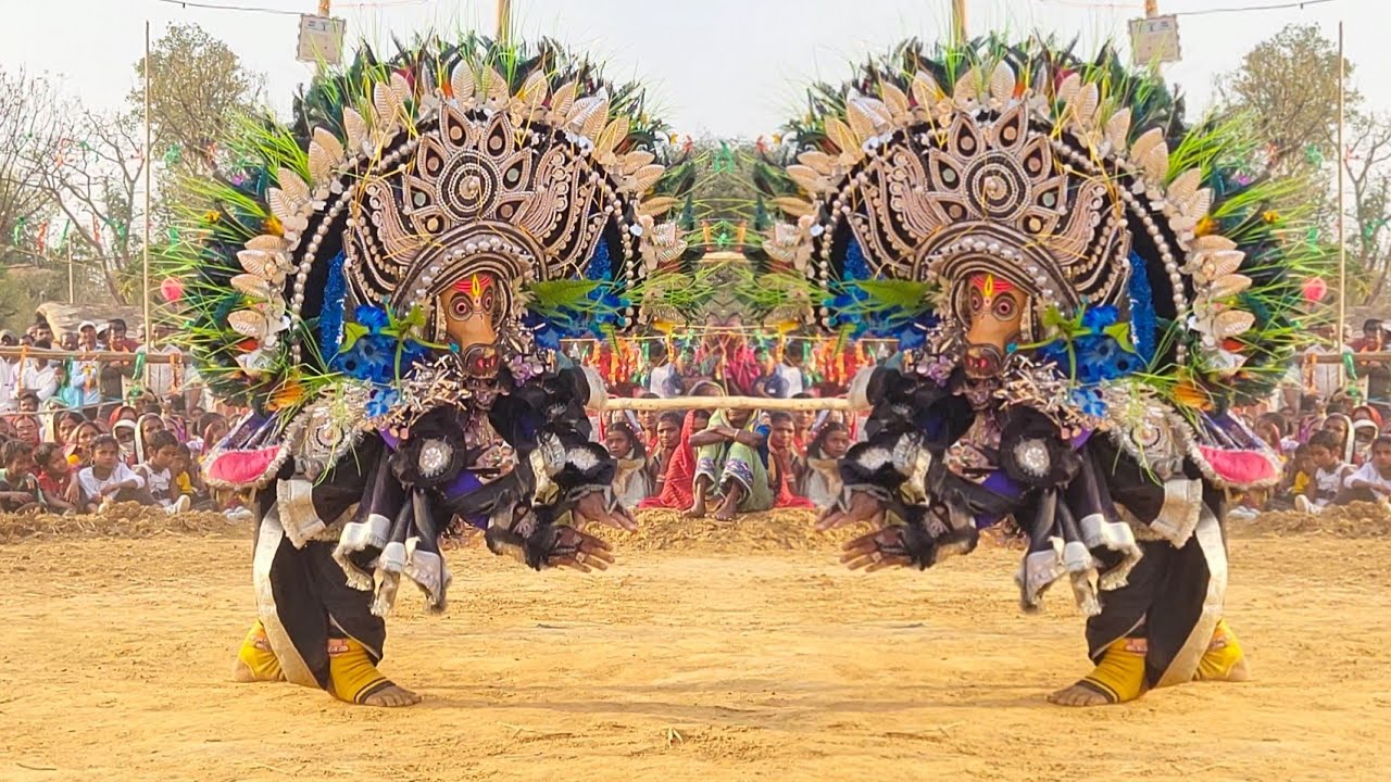 দিনের আসরকে কাঁপা করাছে | Gambhir Singh Mura Chhau Nach | Purulia Chhau Nach | Cho Nach | Cho Dance 