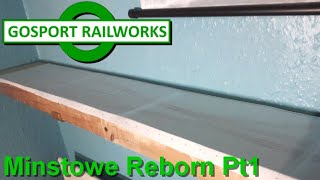 N Gauge Layout Build: Minstowe Reborn Update 1 - Popping it up on the Wall