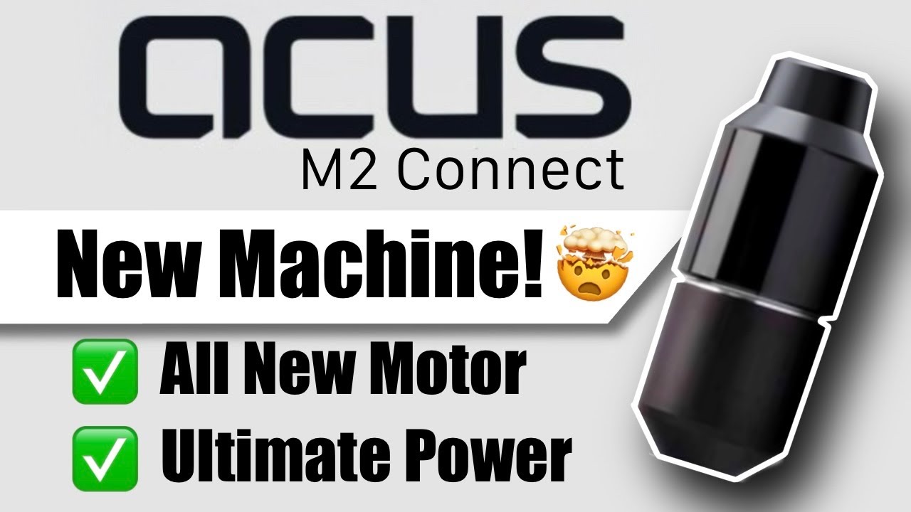 The New Acus C2 Tattoo Machine First Impressions - YouTube