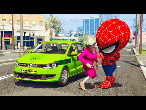 المعلمة الشريرة ذهبت للجزائر وسرقت لهم سيارة الشرطة وطفل سبايدرمان يتذخل