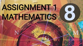 Assignment 1 ll CLASS 8 // mathematics English medium ll 2021-22// tnstateboard ll