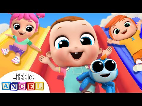 playtime-with-itsy-bitsy-|-playground-song-|-little-angel-nursery-rhymes-&-kids-songs