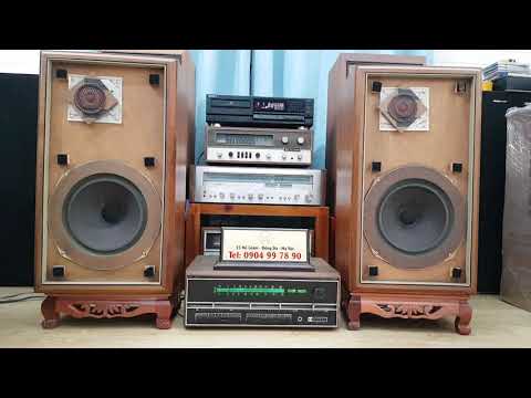 Loa Advent Khung Tranh tép đỏ phối ghép với Amp Heathkit AR-19