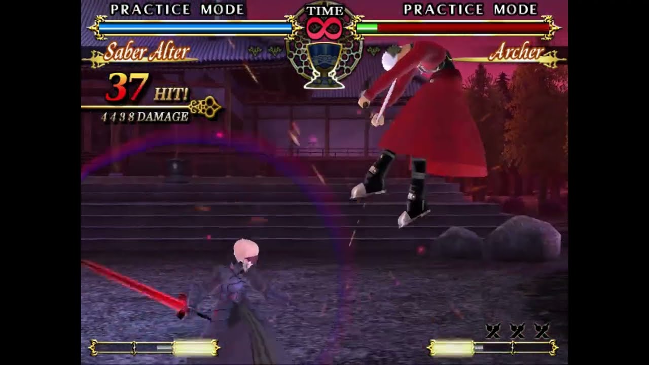 [Fate/Unlimited Codes] Saber Alter: HP Damage BnB - Universal variation