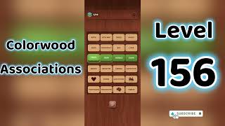 Colorwood Associations Level 156 Answers 🧩✨ | Go Answer