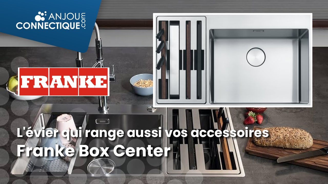 L'évier qui range aussi vos accessoires de Franke - Box Center
