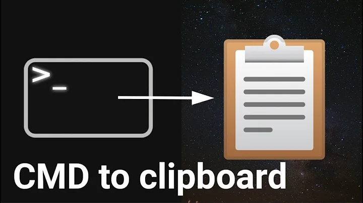 How to Copy to Clipboard from Command Line