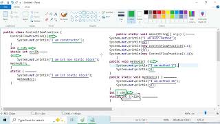 Non Static Control flow By Rinku Sir 15/04/2025 @expertViewAutomation #javaprogramming
