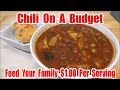 Budget Chili - Feed Your Family for $1 Per Serving