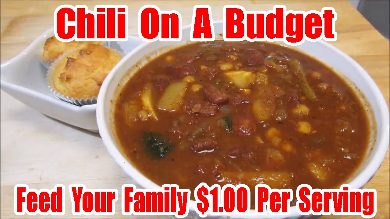 Budget Chili - Feed Your Family for $1 Per Serving