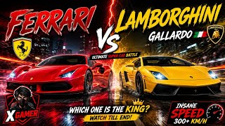 Ferrari vs Lamborghini Gallardo 🔥 INSANE Supercar Race! | X Gamer screenshot 5