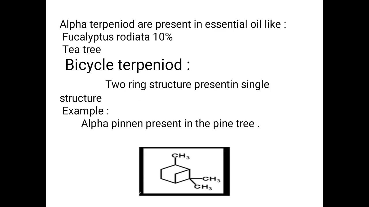 Monoterpenoidclassification of monoterpenoidtypes of monoterpenoids