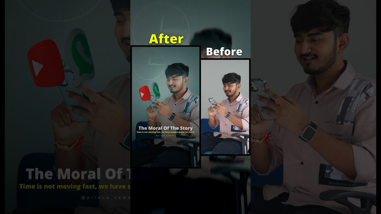 Before & After Short Video Editing | Prince Namdev #behindthescene #editing