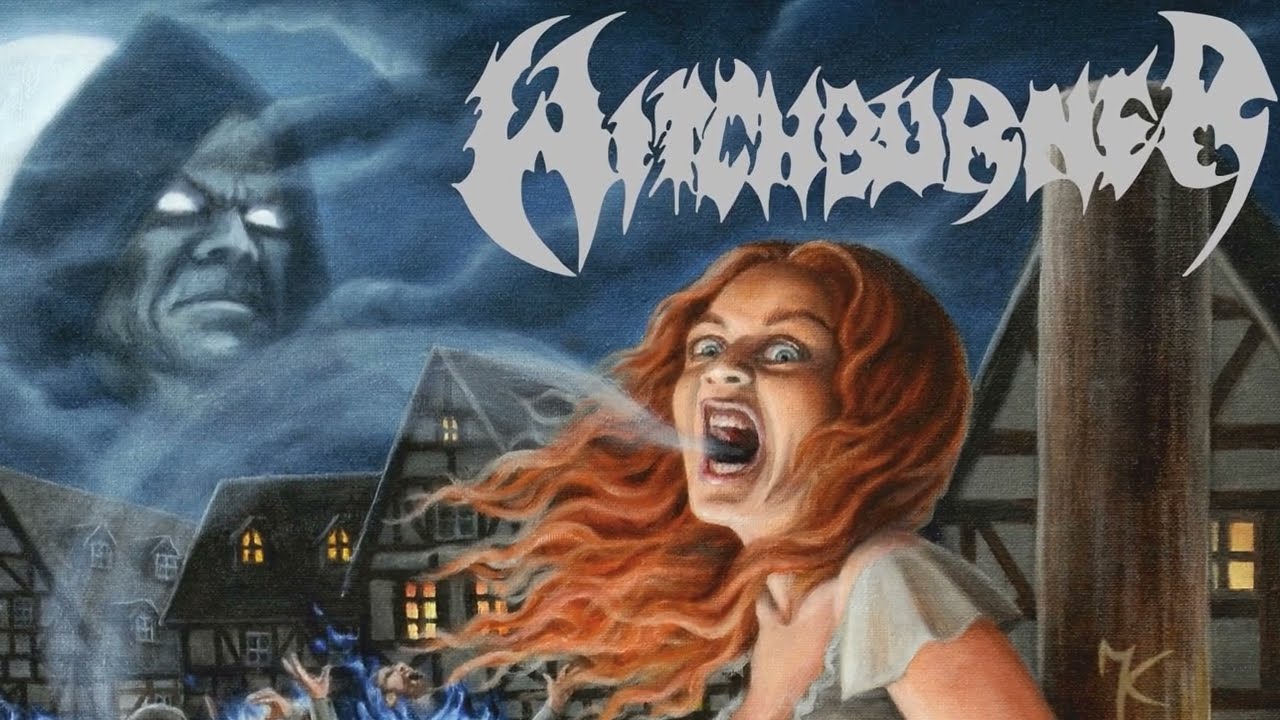 Witchburner - Black Raging Flames ( official Visualizer ) - YouTube