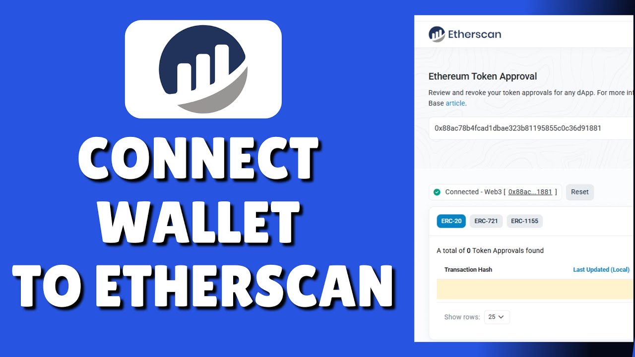 How To Connect Wallet To Etherscan - YouTube