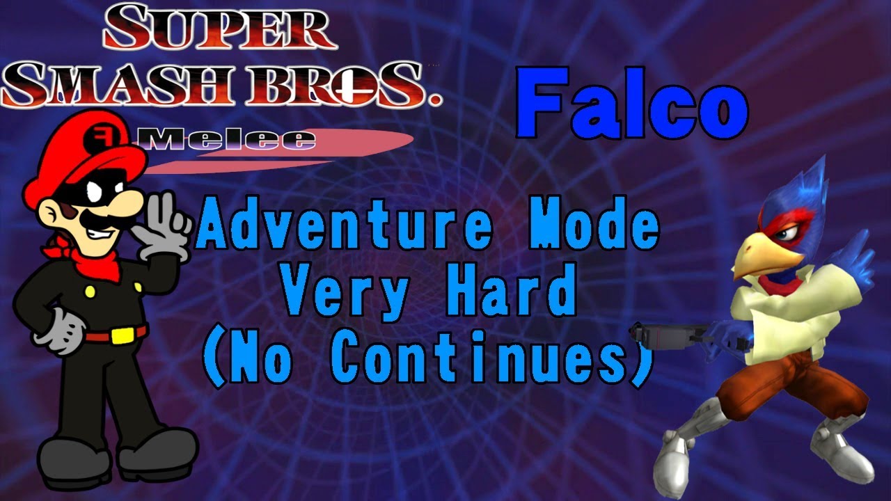 SSBM: Falco Adventure Mode Very Hard (No Continues)
