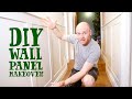 TRANSFORM YOUR HALLWAY - Simple DIY Wall Panelling