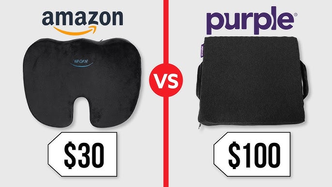 Purple Pillow and Ultimate Seat Cushion Compare Review Mattress