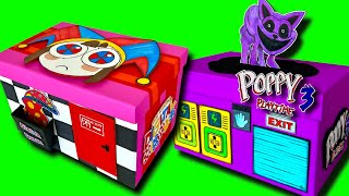 Digital Circus  VS Poppy Playtime Chapter3 Mystery Box opening | DIY Secret Box