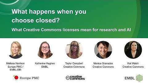What happens when you choose closed. What Creative Commons licenses mean for research and AI.
