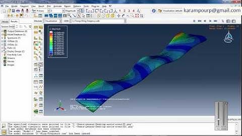 Simulation Wing Frequency in Abaqus