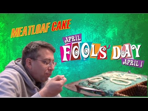 April Fool's Joke Meatloaf Cake